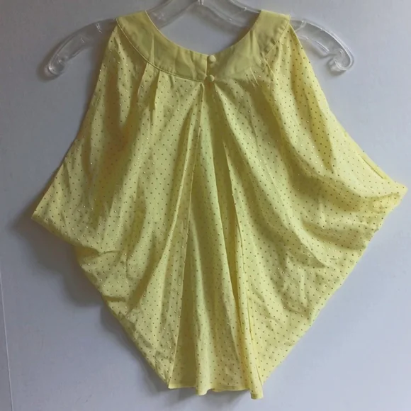 BEBE YELLOW SLEEVELESS TOP - Picture 4 of 4